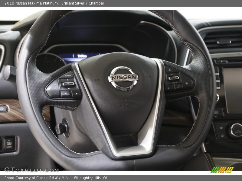 Brilliant Silver / Charcoal 2018 Nissan Maxima Platinum