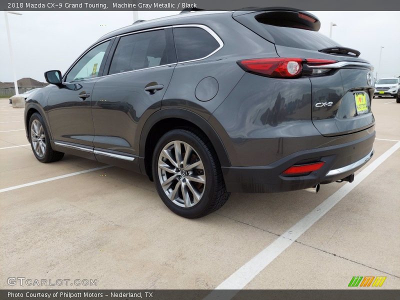 Machine Gray Metallic / Black 2018 Mazda CX-9 Grand Touring