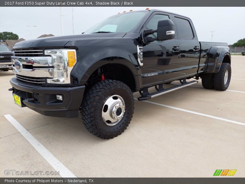 Shadow Black / Black 2017 Ford F350 Super Duty Lariat Crew Cab 4x4