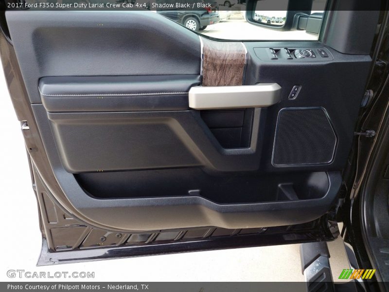 Shadow Black / Black 2017 Ford F350 Super Duty Lariat Crew Cab 4x4