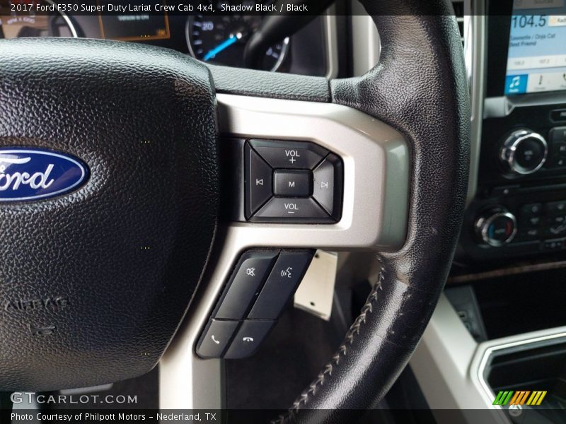 Shadow Black / Black 2017 Ford F350 Super Duty Lariat Crew Cab 4x4