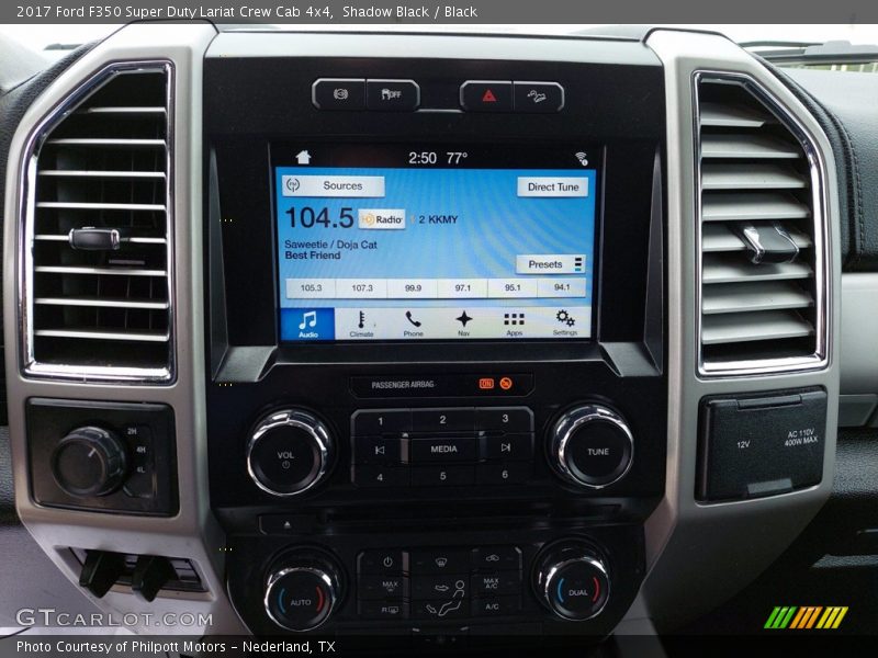 Shadow Black / Black 2017 Ford F350 Super Duty Lariat Crew Cab 4x4