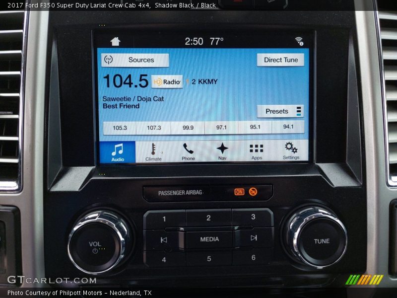 Shadow Black / Black 2017 Ford F350 Super Duty Lariat Crew Cab 4x4