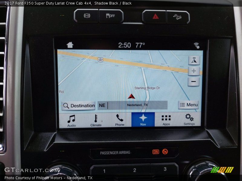 Shadow Black / Black 2017 Ford F350 Super Duty Lariat Crew Cab 4x4