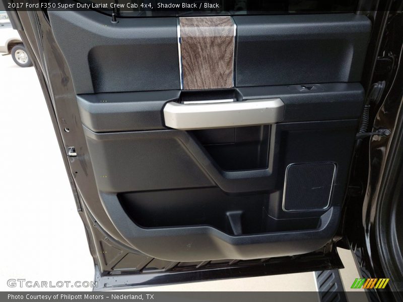 Shadow Black / Black 2017 Ford F350 Super Duty Lariat Crew Cab 4x4