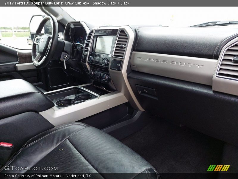 Shadow Black / Black 2017 Ford F350 Super Duty Lariat Crew Cab 4x4