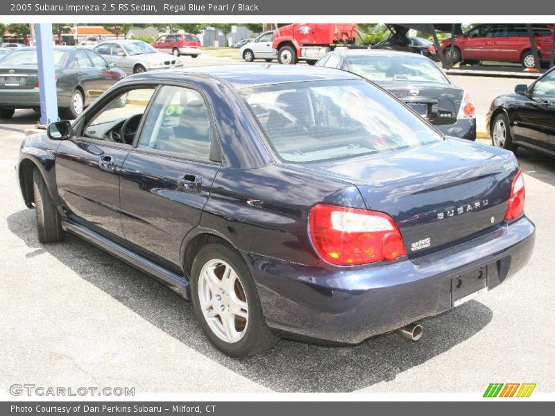 Regal Blue Pearl / Black 2005 Subaru Impreza 2.5 RS Sedan