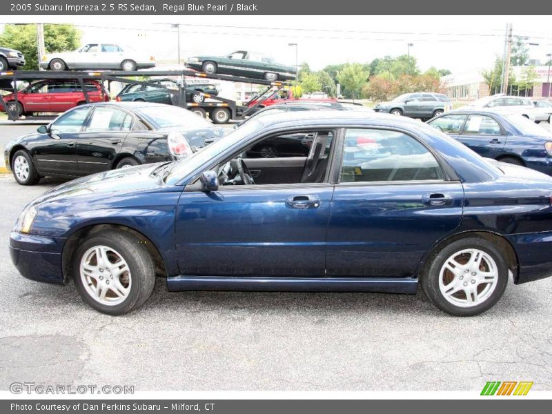 Regal Blue Pearl / Black 2005 Subaru Impreza 2.5 RS Sedan