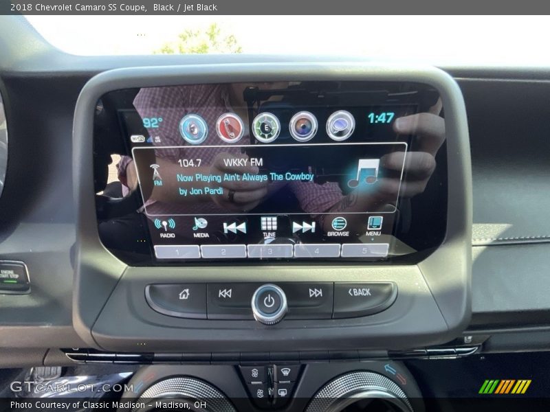 Black / Jet Black 2018 Chevrolet Camaro SS Coupe