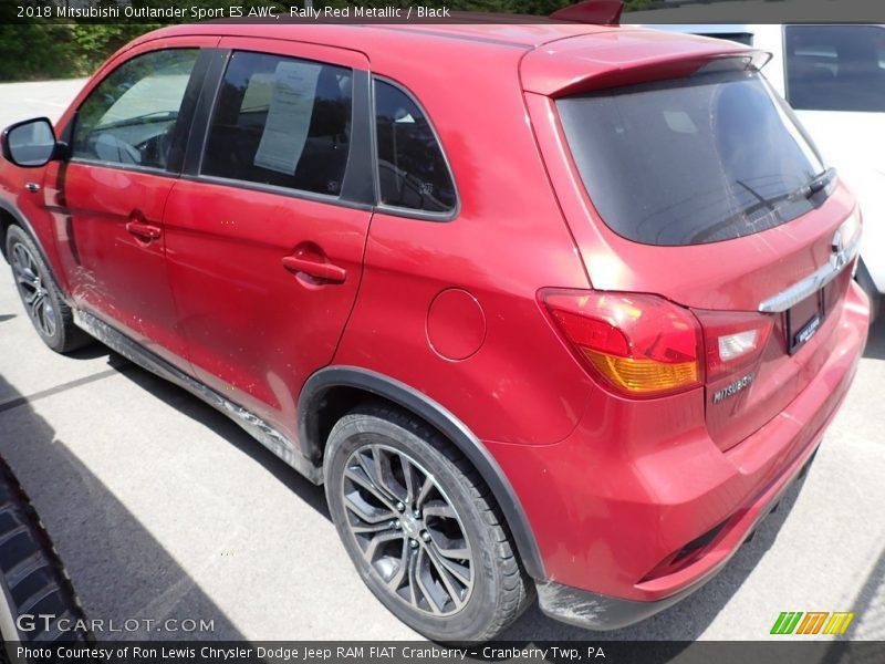 Rally Red Metallic / Black 2018 Mitsubishi Outlander Sport ES AWC