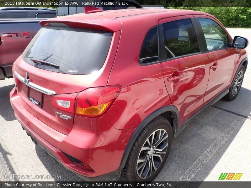 Rally Red Metallic / Black 2018 Mitsubishi Outlander Sport ES AWC