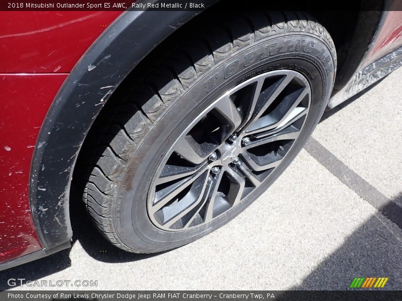 Rally Red Metallic / Black 2018 Mitsubishi Outlander Sport ES AWC