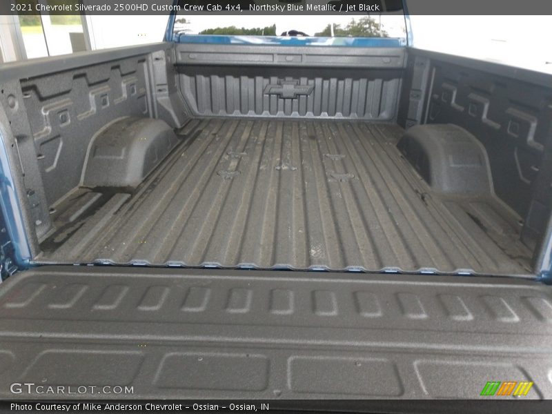 Northsky Blue Metallic / Jet Black 2021 Chevrolet Silverado 2500HD Custom Crew Cab 4x4