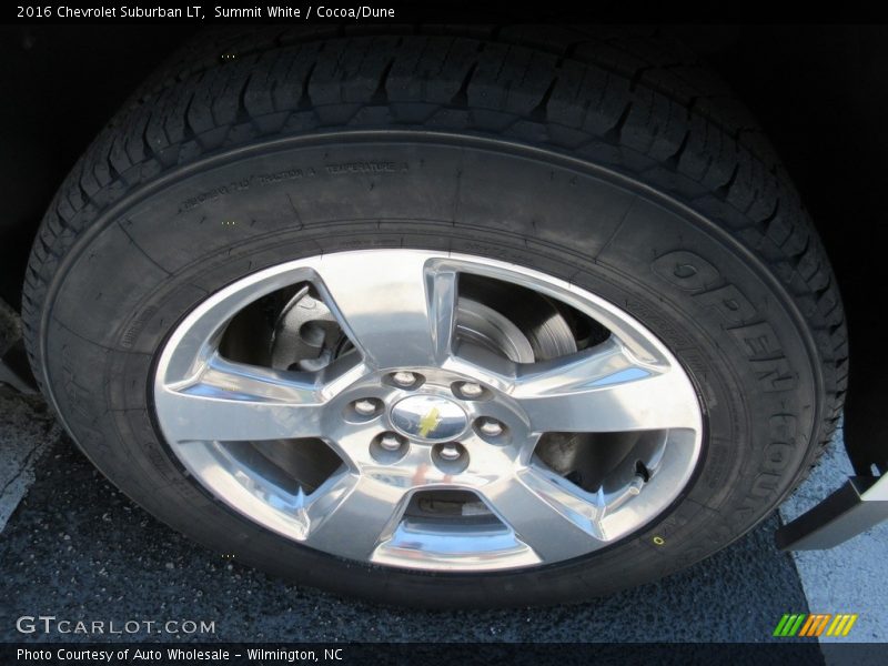 Summit White / Cocoa/Dune 2016 Chevrolet Suburban LT