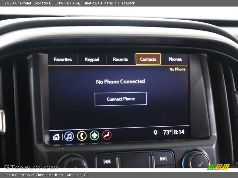 Kinetic Blue Metallic / Jet Black 2020 Chevrolet Colorado LT Crew Cab 4x4