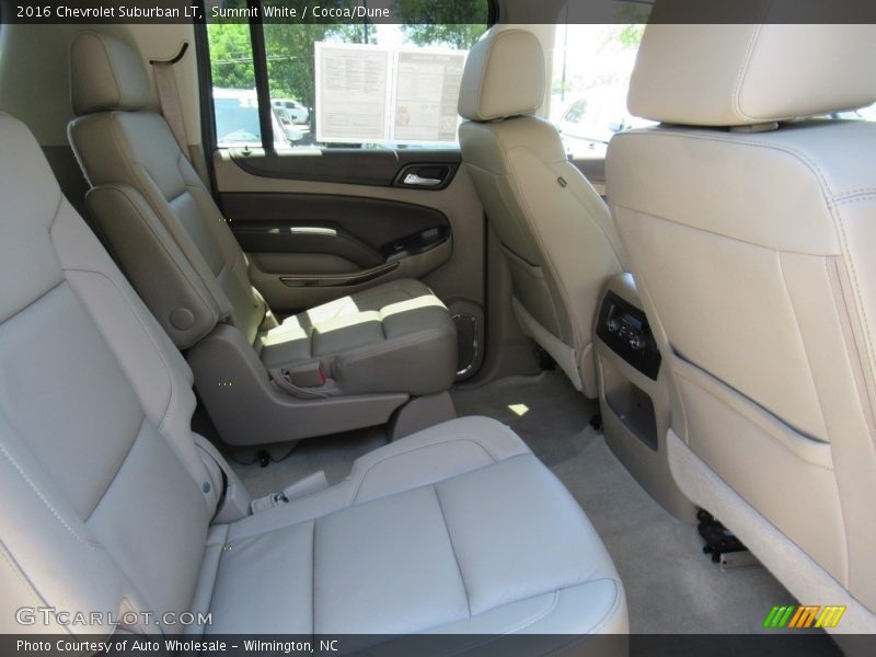 Summit White / Cocoa/Dune 2016 Chevrolet Suburban LT