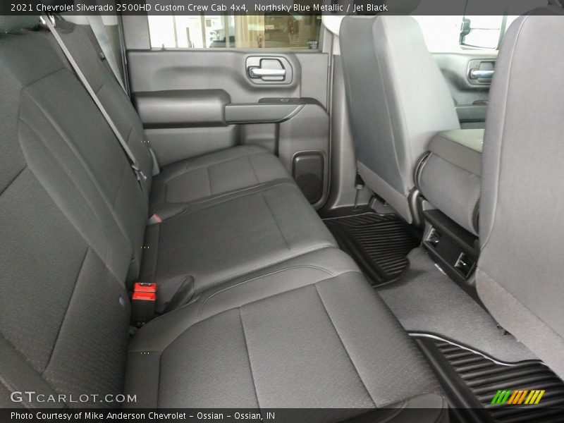 Northsky Blue Metallic / Jet Black 2021 Chevrolet Silverado 2500HD Custom Crew Cab 4x4