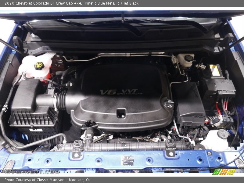 Kinetic Blue Metallic / Jet Black 2020 Chevrolet Colorado LT Crew Cab 4x4