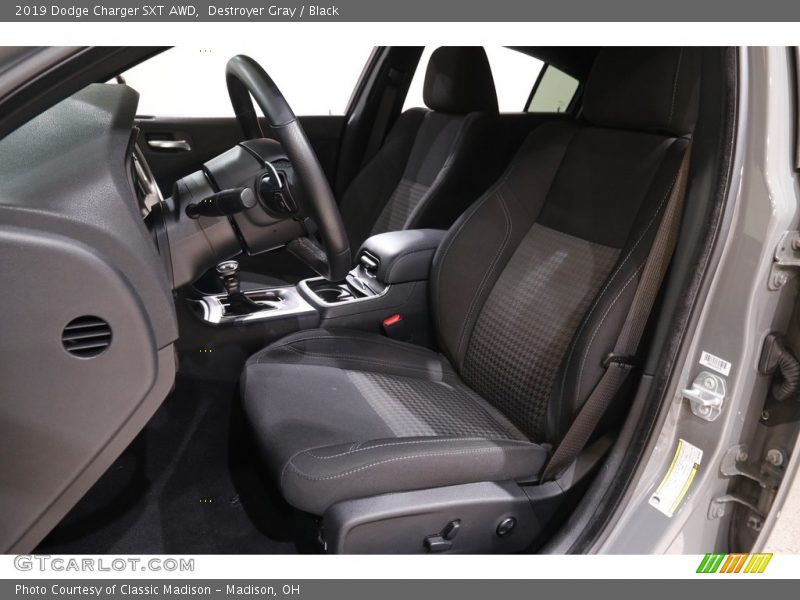 Destroyer Gray / Black 2019 Dodge Charger SXT AWD