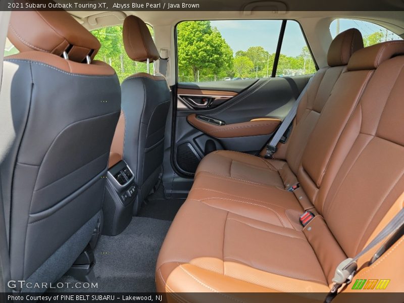 Rear Seat of 2021 Outback Touring XT
