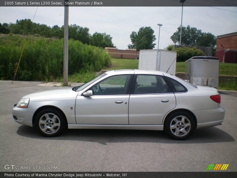 Silver Platinum / Black 2005 Saturn L Series L300 Sedan