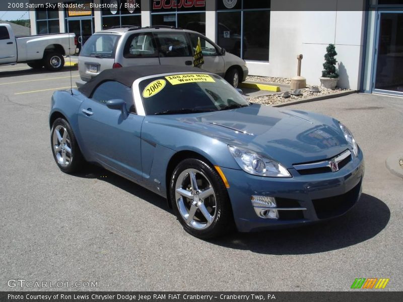 Bluestone / Black 2008 Saturn Sky Roadster