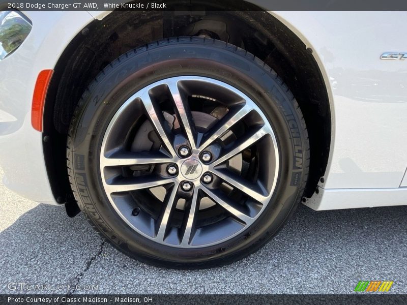 White Knuckle / Black 2018 Dodge Charger GT AWD