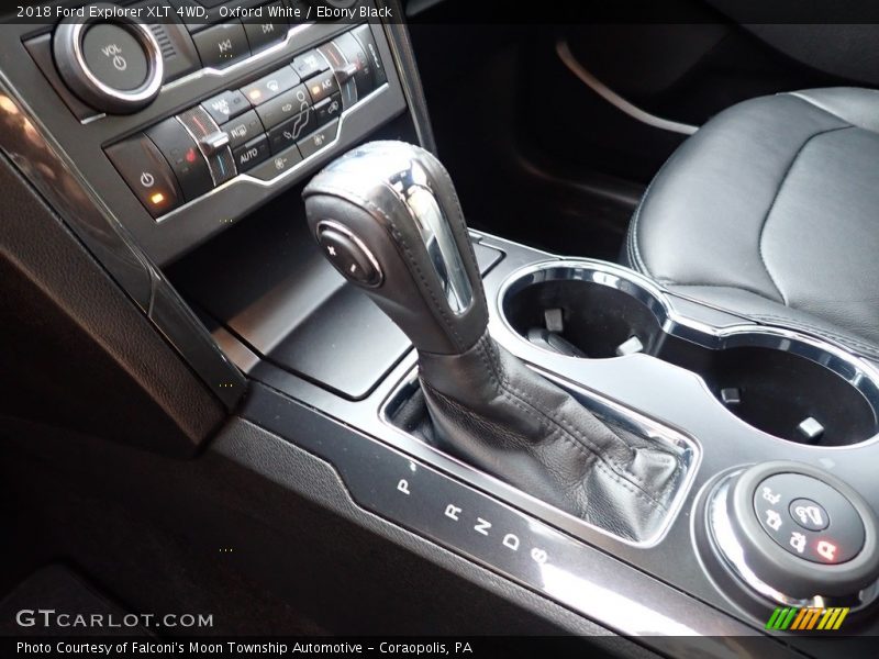 Oxford White / Ebony Black 2018 Ford Explorer XLT 4WD