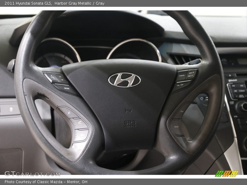 Harbor Gray Metallic / Gray 2011 Hyundai Sonata GLS