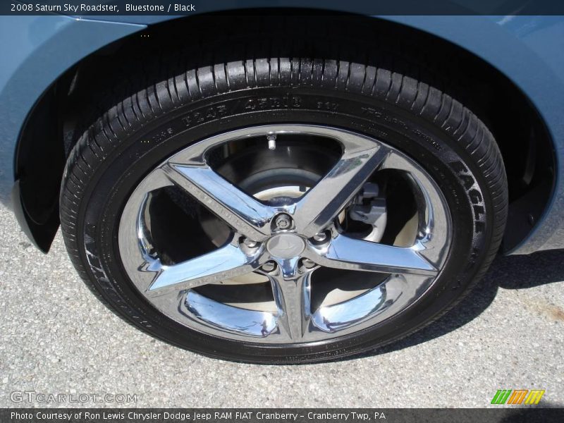 Bluestone / Black 2008 Saturn Sky Roadster