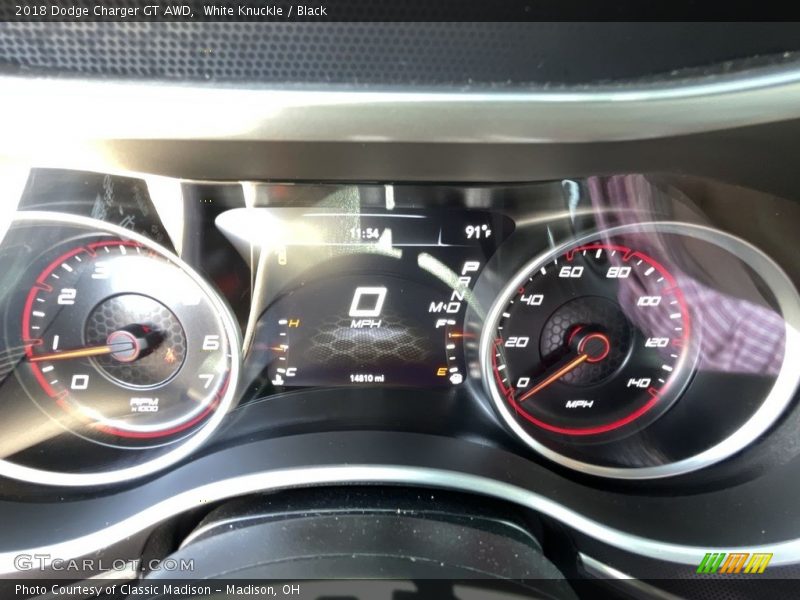 White Knuckle / Black 2018 Dodge Charger GT AWD