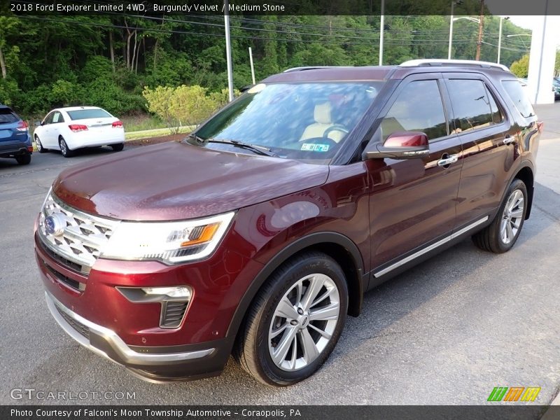 Burgundy Velvet / Medium Stone 2018 Ford Explorer Limited 4WD