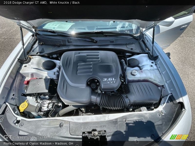 White Knuckle / Black 2018 Dodge Charger GT AWD