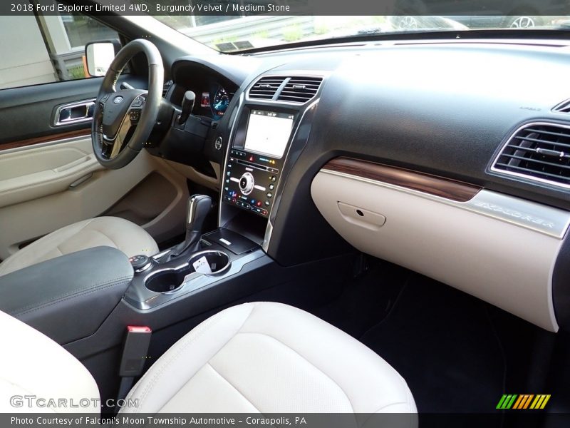 Burgundy Velvet / Medium Stone 2018 Ford Explorer Limited 4WD