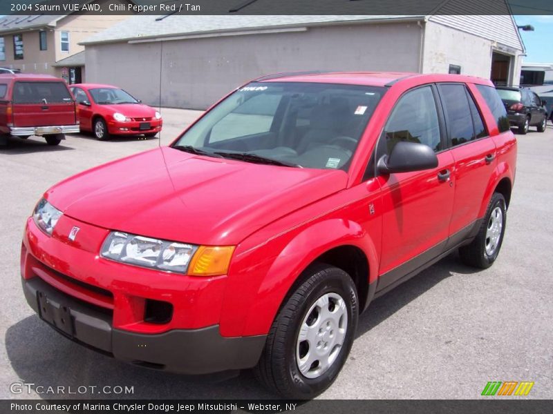 Chili Pepper Red / Tan 2004 Saturn VUE AWD