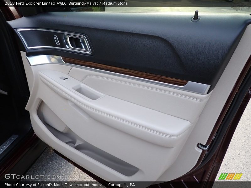 Burgundy Velvet / Medium Stone 2018 Ford Explorer Limited 4WD