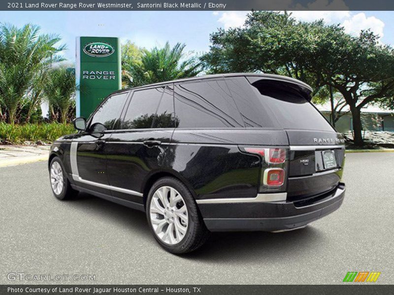 Santorini Black Metallic / Ebony 2021 Land Rover Range Rover Westminster