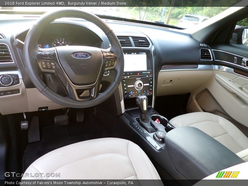 Burgundy Velvet / Medium Stone 2018 Ford Explorer Limited 4WD