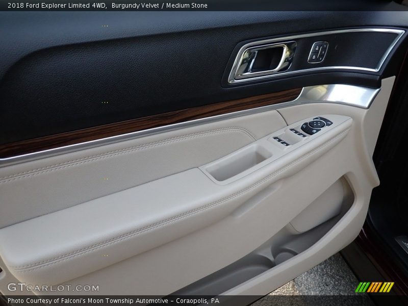 Burgundy Velvet / Medium Stone 2018 Ford Explorer Limited 4WD