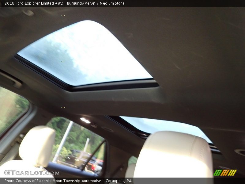 Burgundy Velvet / Medium Stone 2018 Ford Explorer Limited 4WD