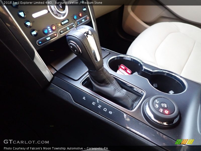 Burgundy Velvet / Medium Stone 2018 Ford Explorer Limited 4WD