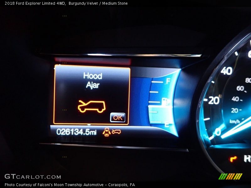 Burgundy Velvet / Medium Stone 2018 Ford Explorer Limited 4WD