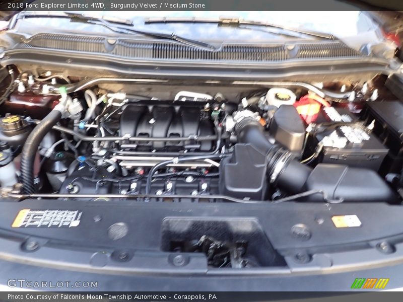 Burgundy Velvet / Medium Stone 2018 Ford Explorer Limited 4WD