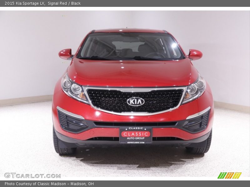 Signal Red / Black 2015 Kia Sportage LX