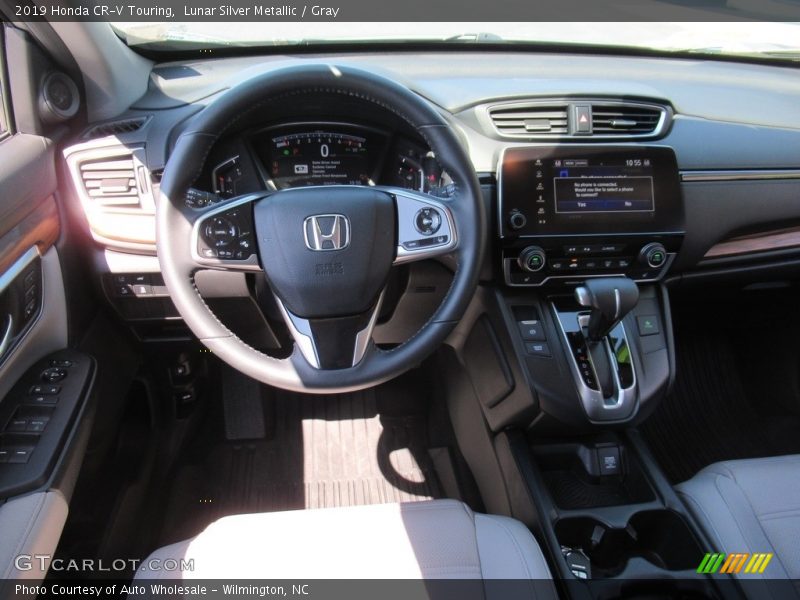 Lunar Silver Metallic / Gray 2019 Honda CR-V Touring