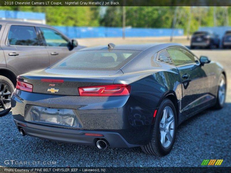 Nightfall Gray Metallic / Jet Black 2018 Chevrolet Camaro LT Coupe