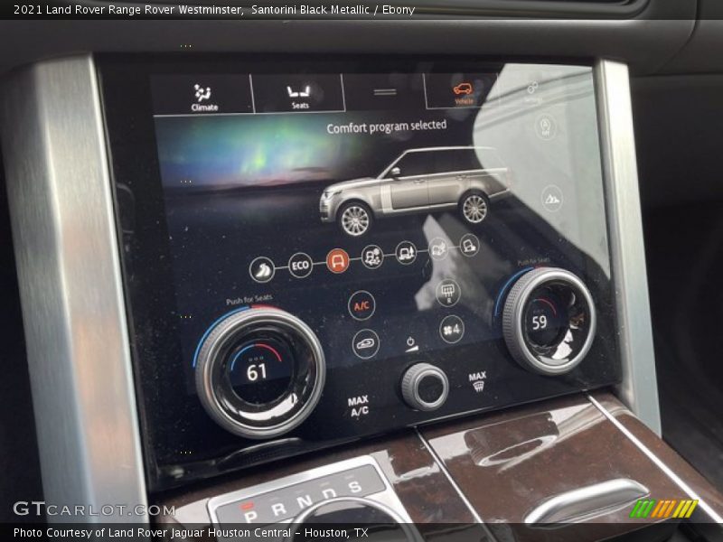 Santorini Black Metallic / Ebony 2021 Land Rover Range Rover Westminster