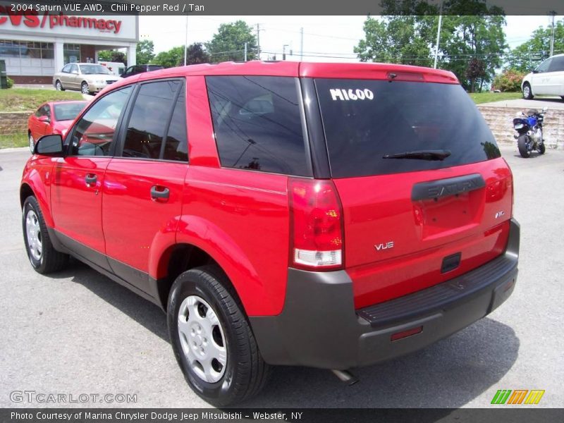 Chili Pepper Red / Tan 2004 Saturn VUE AWD