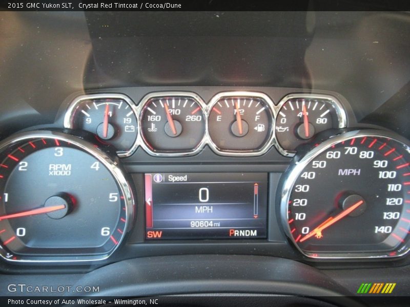 Crystal Red Tintcoat / Cocoa/Dune 2015 GMC Yukon SLT