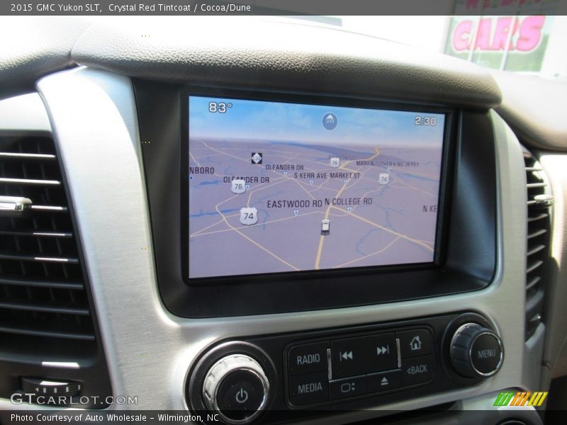 Crystal Red Tintcoat / Cocoa/Dune 2015 GMC Yukon SLT